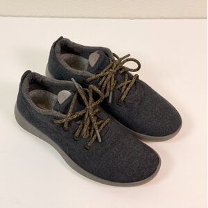 Allbirds Wool Runner Mizzle Men’s Siz 12 Blue Water Repellent Sneakers